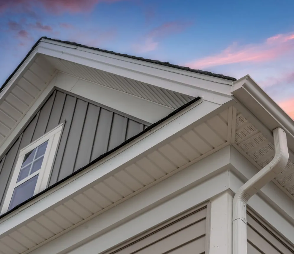 A home with vinyl siding