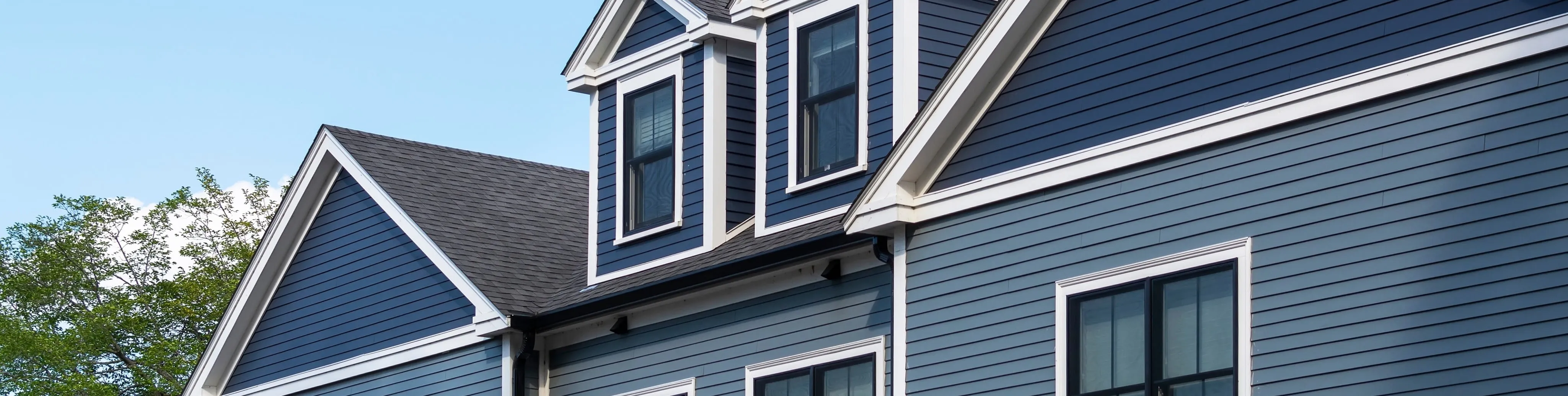 A home with vinyl siding