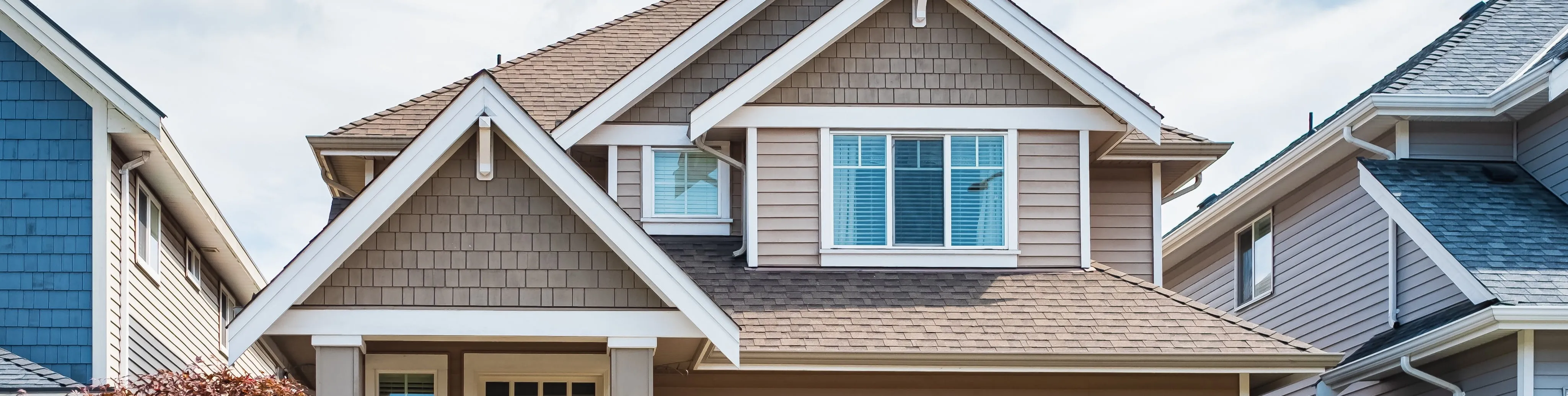 A home with hardie board siding